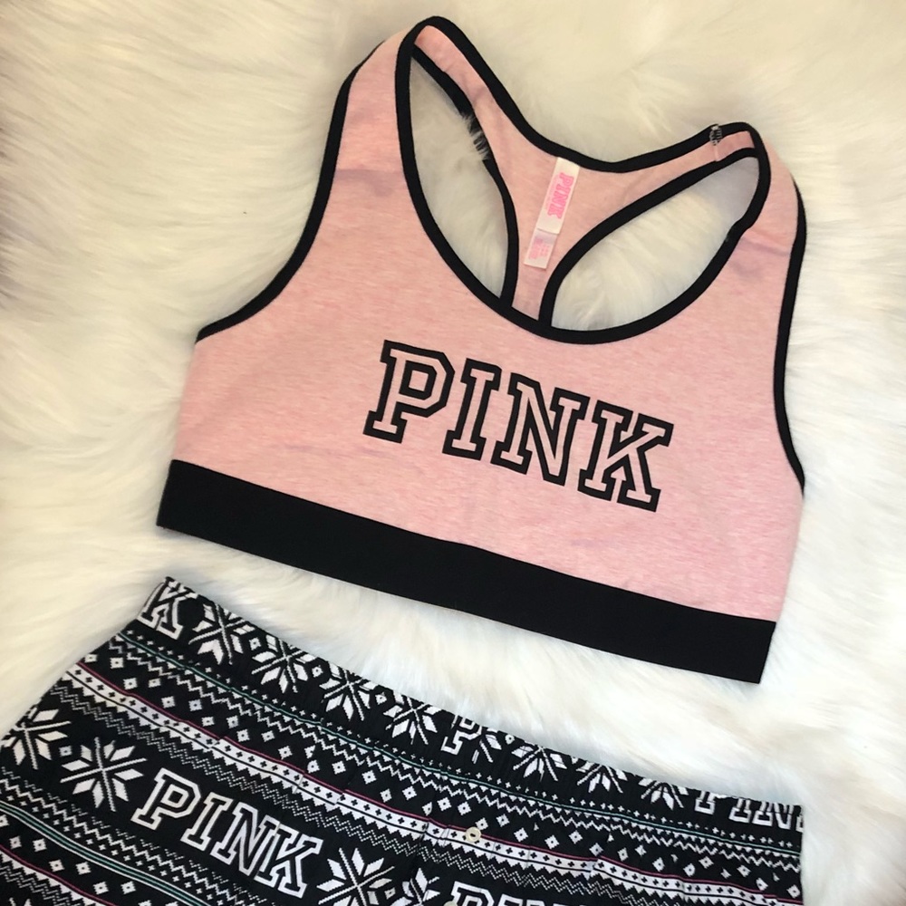 NWOT PINK Victoria’s Secret Cotton Bra Top